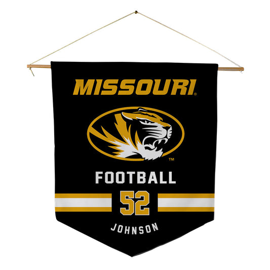 Missouri - NCAA Football : Demarcus Johnson - Pennant - 18" x 21"-0