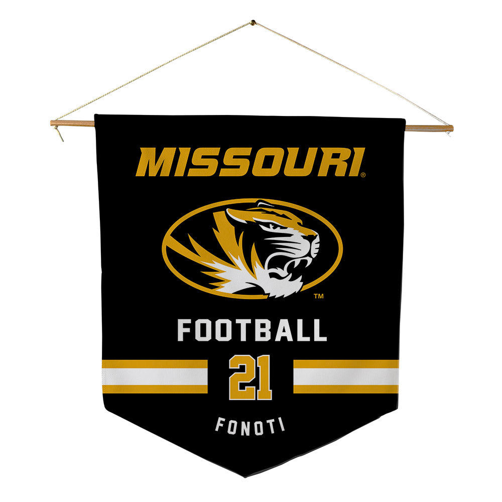 Missouri - NCAA Football : Malae Fonoti - Pennant - 18" x 21"-0