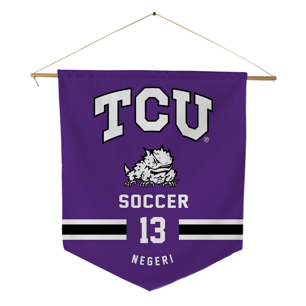 TCU - NCAA Women's Soccer : Leah Negeri - Pennant - 18" x 21"-0