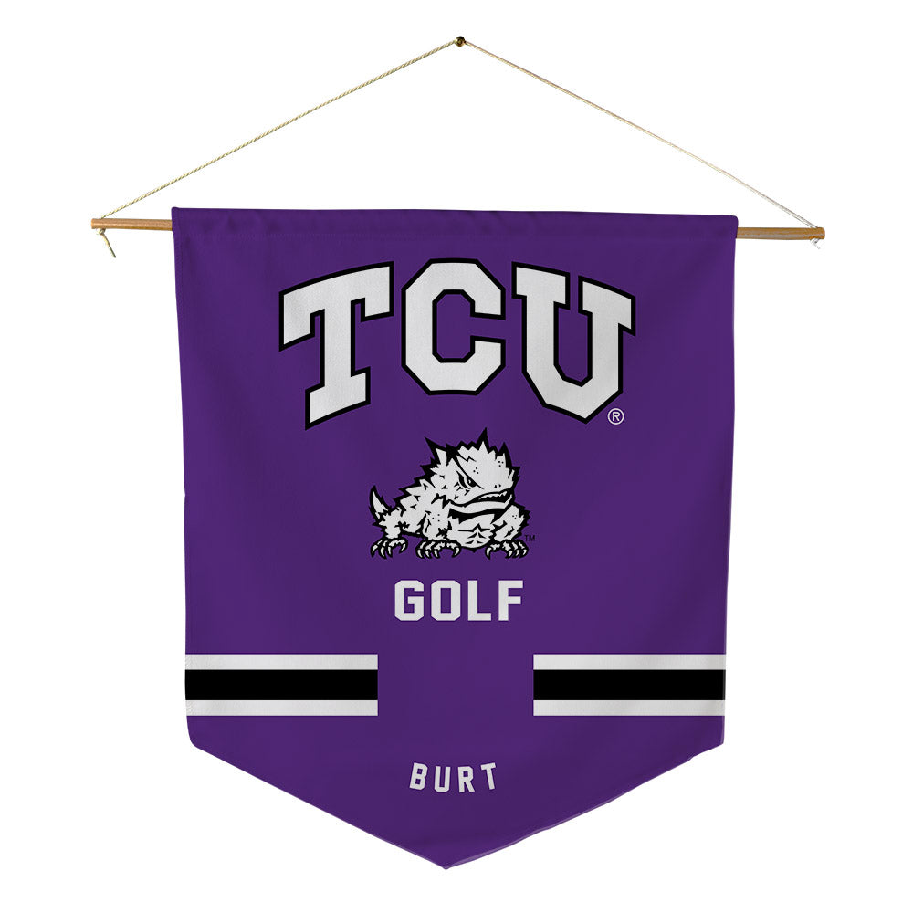 TCU - NCAA Men's Golf : Blake Burt - Pennant - 18" x 21"-0