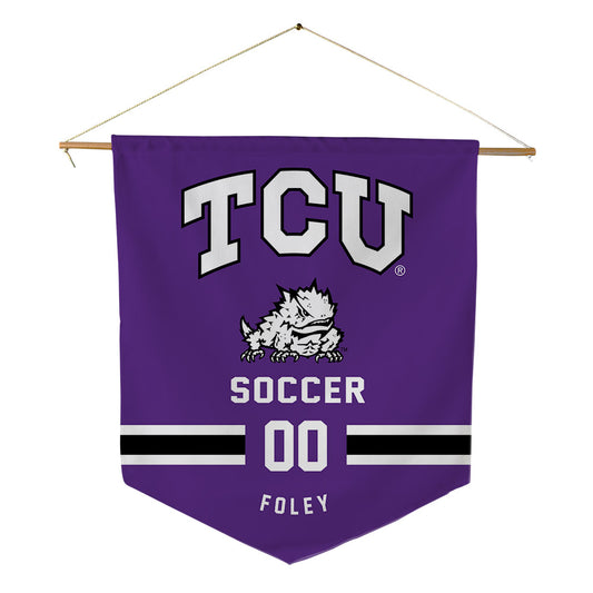 TCU - NCAA Women's Soccer : Claireese Foley - Pennant - 18" x 21"-0