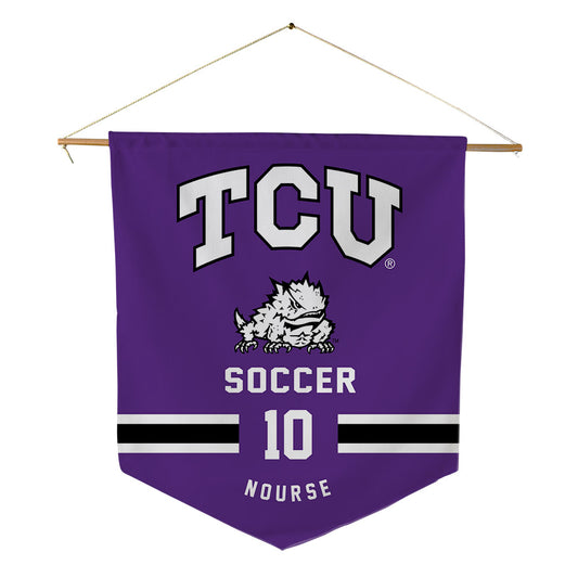 TCU - NCAA Women's Soccer : Peyton Nourse - Pennant - 18" x 21"-0
