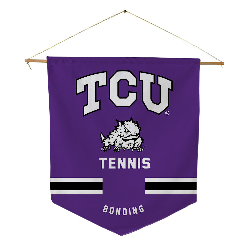 TCU - NCAA Men's Tennis : Oliver Bonding - Pennant - 18" x 21"-0