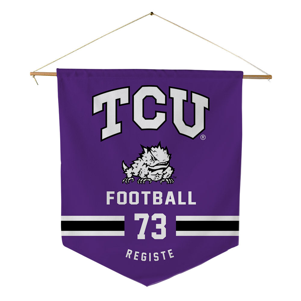 TCU - NCAA Football : Kilian Registe - Pennant - 18" x 21"-0
