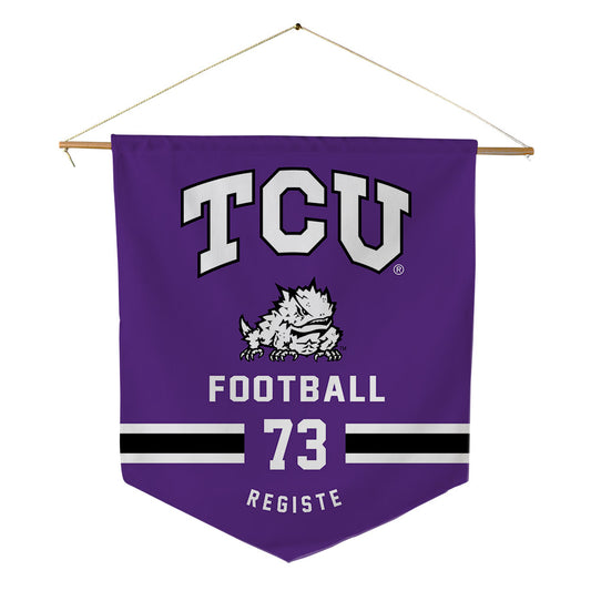 TCU - NCAA Football : Kilian Registe - Pennant - 18" x 21"-0