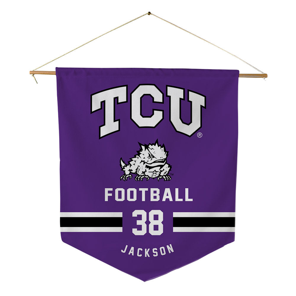 TCU - NCAA Football : gil jackson - Pennant - 18" x 21"-0
