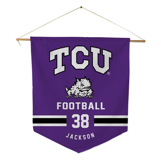 TCU - NCAA Football : gil jackson - Pennant - 18" x 21"-0