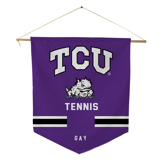 TCU - NCAA Women's Tennis : Cayetana Gay - Pennant - 18" x 21"-0