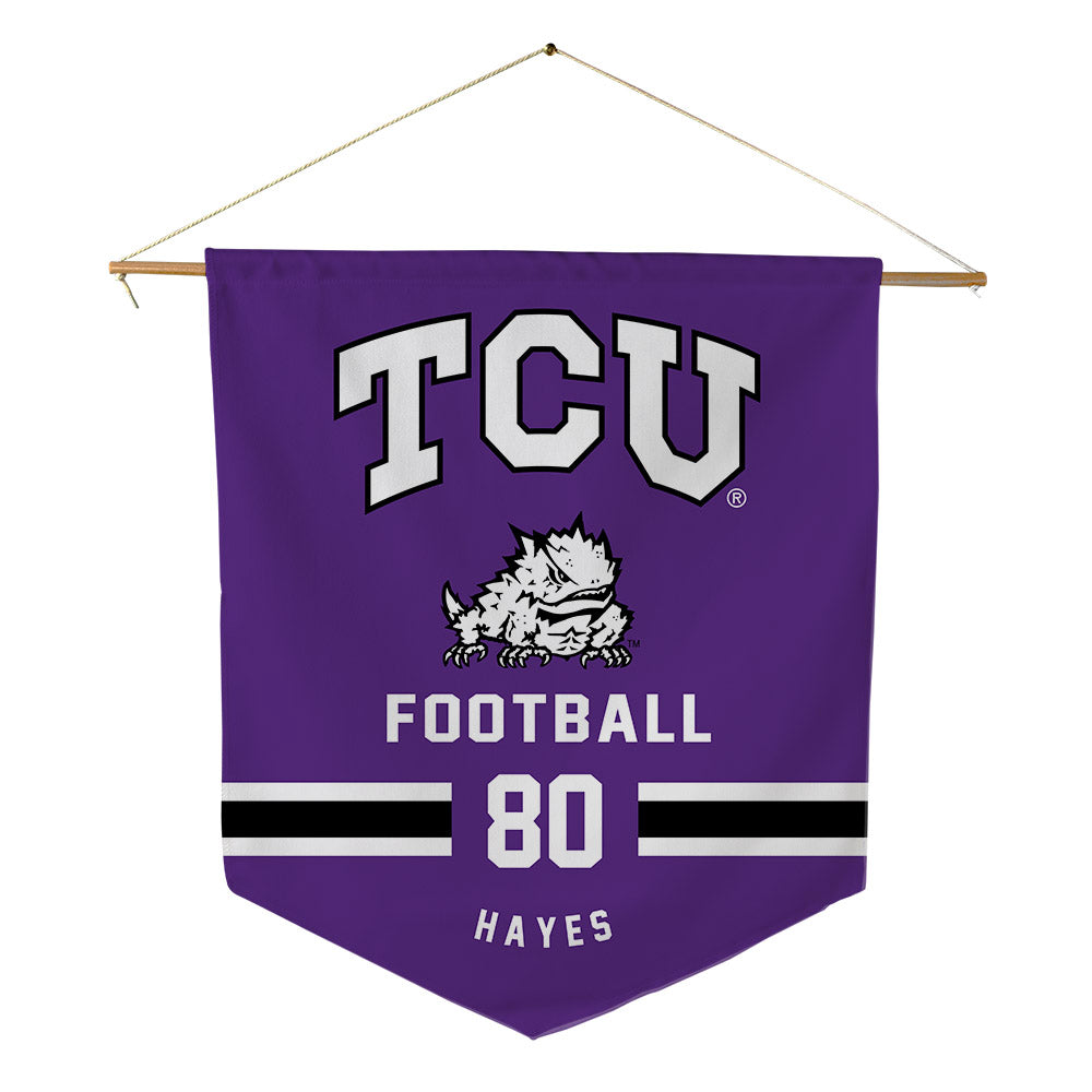 TCU - NCAA Football : Jacobe Hayes - Pennant - 18" x 21"-0