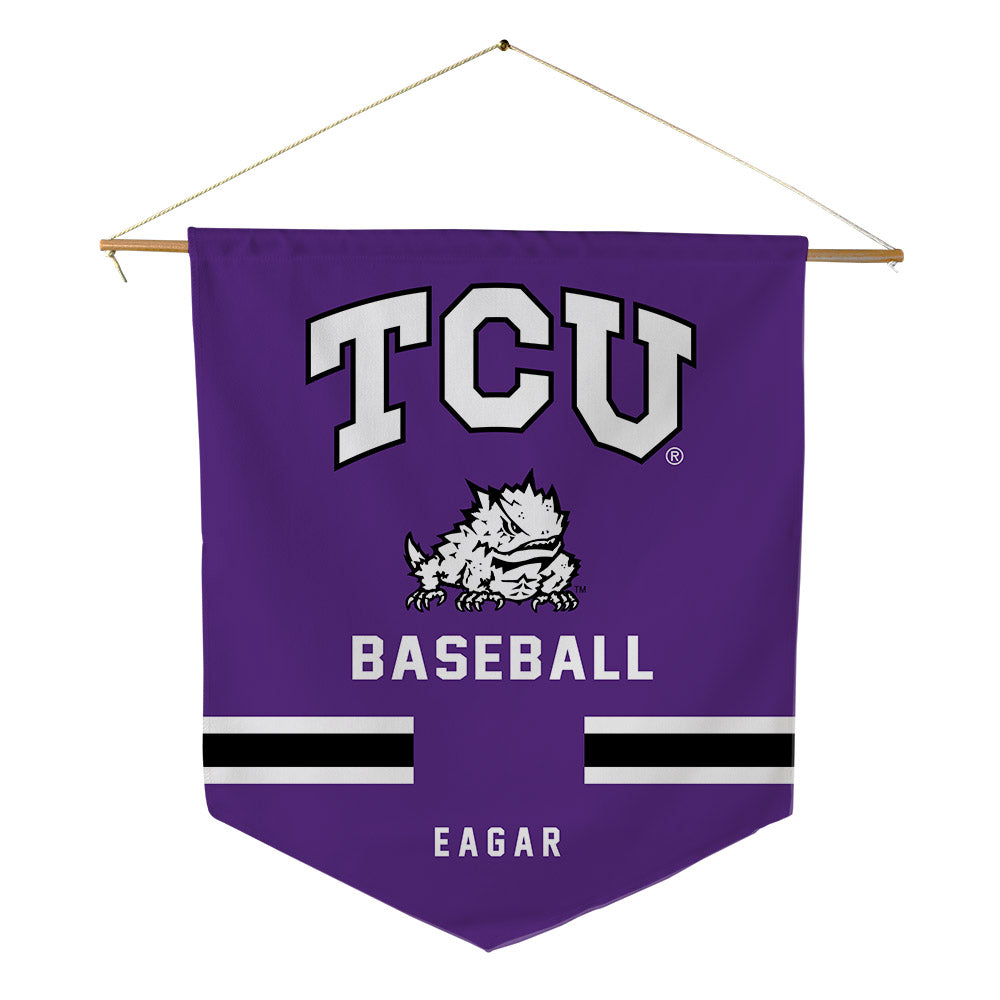 TCU - NCAA Baseball : Caleb Eagar - Pennant - 18" x 21"-0