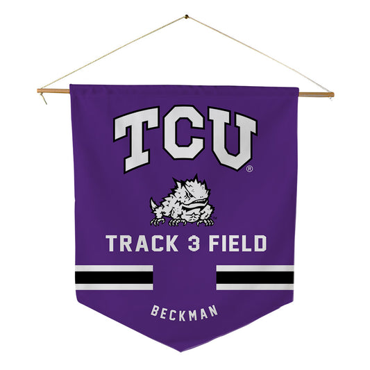 TCU - NCAA Men's Track & Field : Henry Beckman - Pennant - 18" x 21"-0