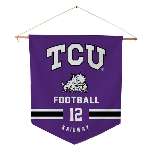 TCU - NCAA Football : Lafayette Kaiuway - Pennant - 18" x 21"-0