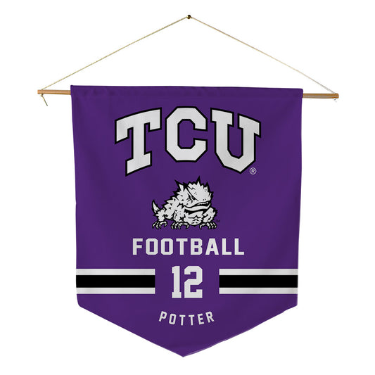 TCU - NCAA Football : David Potter - Pennant - 18" x 21"-0