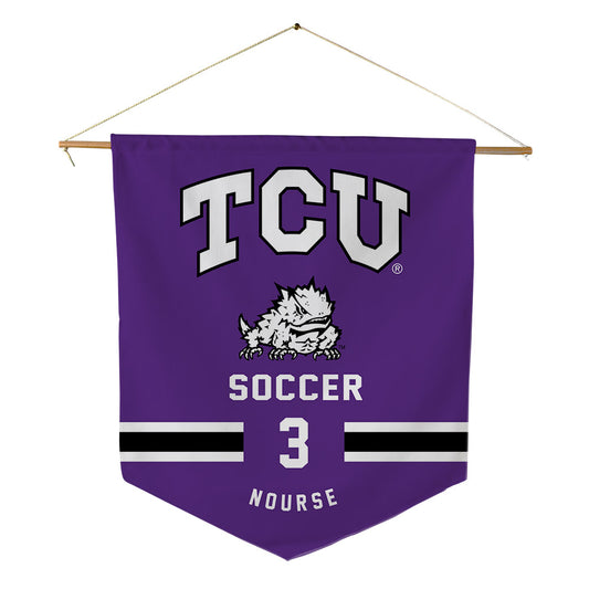 TCU - NCAA Women's Soccer : Peyton Nourse - Pennant - 18" x 21"-0