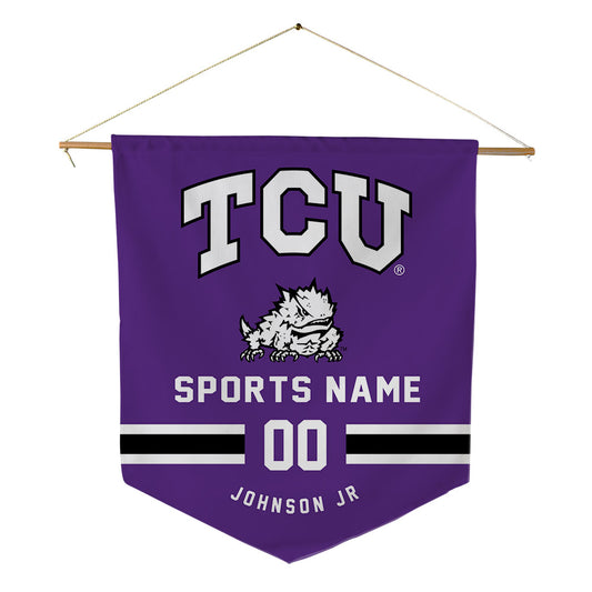 TCU - NCAA Football : Vincent Johnson Jr - Pennant - 18" x 21"-0