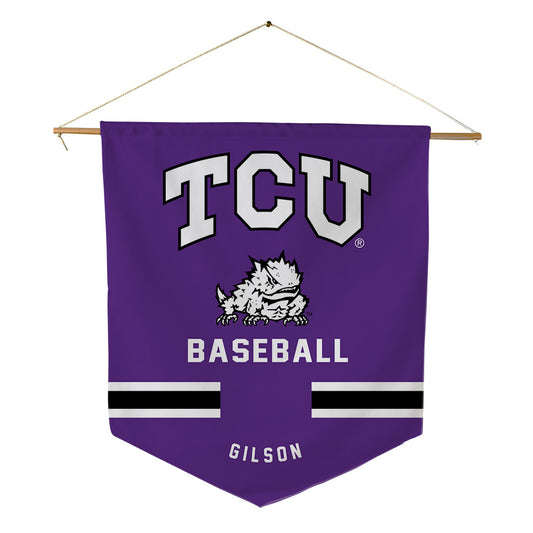 TCU - NCAA Baseball : George Gilson - Pennant - 18" x 21"-0