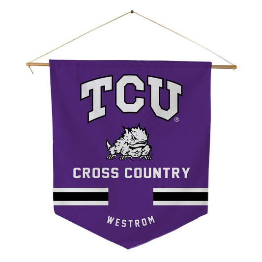 TCU - NCAA Men's Cross Country : Tyler Westrom - Pennant - 18" x 21"-0