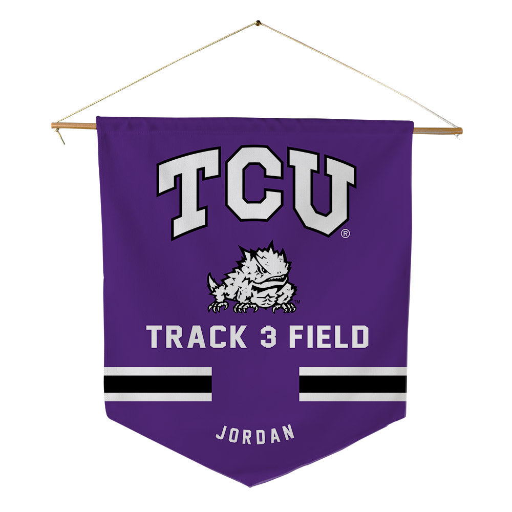 TCU - NCAA Men's Track & Field : Ryan Jordan - Pennant - 18" x 21"-0