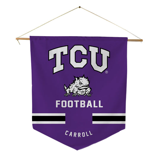 TCU - NCAA Football : Kalen Carroll - Pennant - 18" x 21"-0