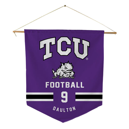 TCU - NCAA Football : Jack Daulton - Pennant - 18" x 21"-0