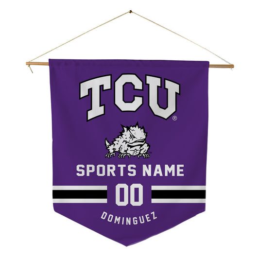 TCU - NCAA Football : Noriel Dominguez - Pennant - 18" x 21"-0