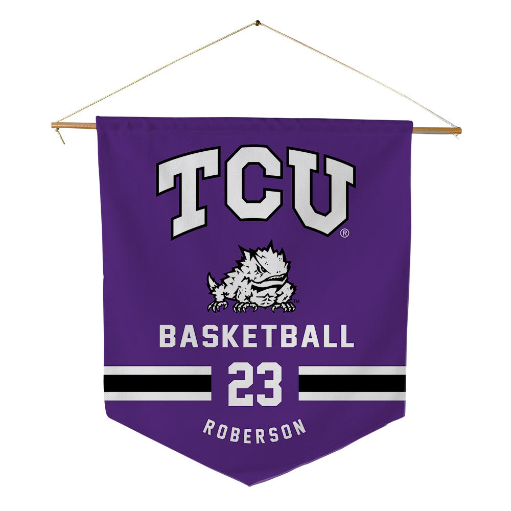 TCU - NCAA Women's Basketball : Aaliyah Roberson - Pennant - 18" x 21"-0