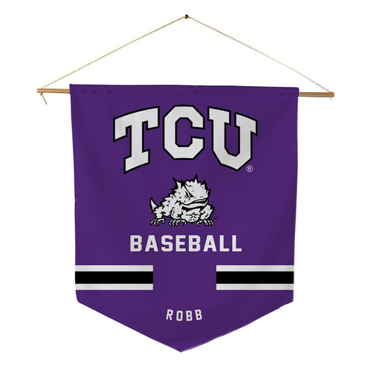 TCU - NCAA Baseball : Nicholas Robb - Pennant - 18" x 21"-0