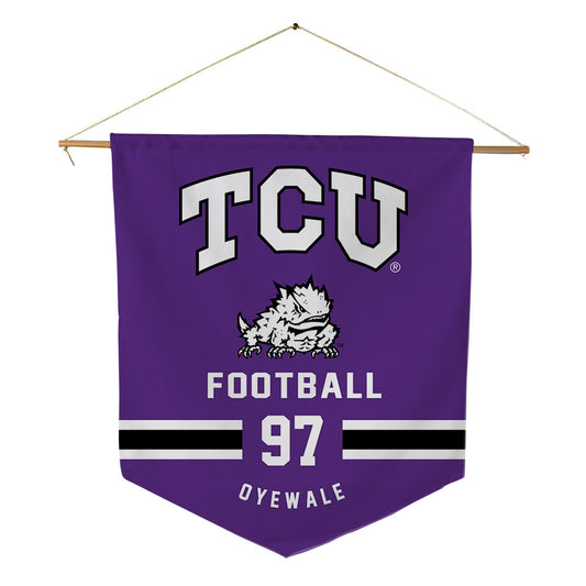 TCU - NCAA Football : Paul Oyewale - Pennant - 18" x 21"-0
