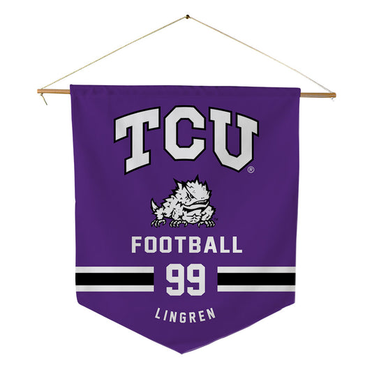 TCU - NCAA Football : Connor Lingren - Pennant - 18" x 21"-0
