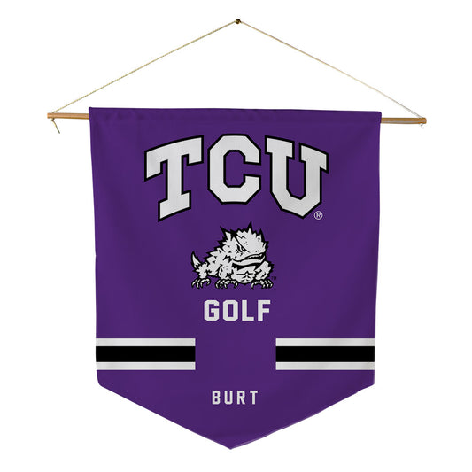 TCU - NCAA Men's Golf : Blake Burt - Pennant - 18" x 21"-0