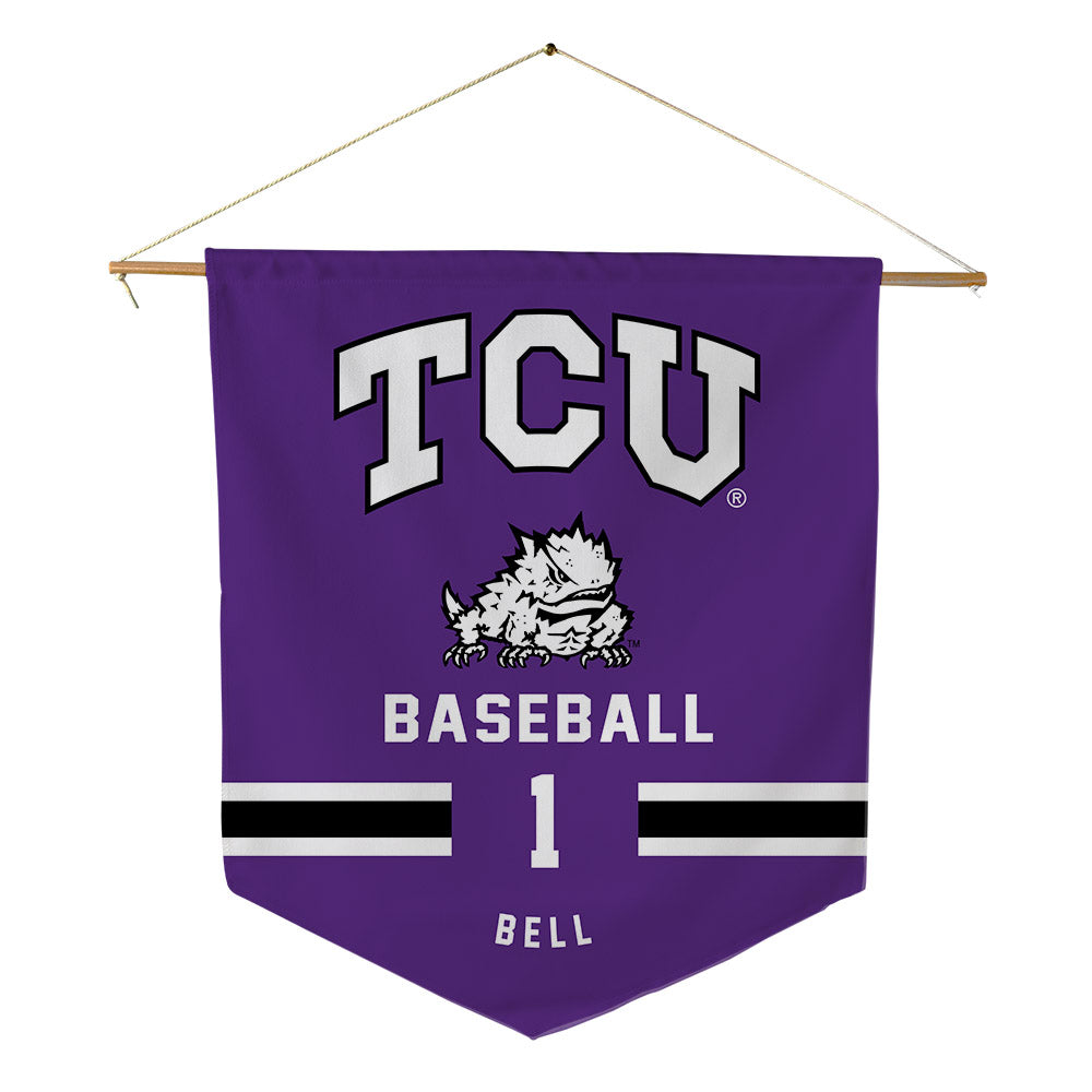 TCU - NCAA Baseball : James Bell - Pennant - 18" x 21"-0