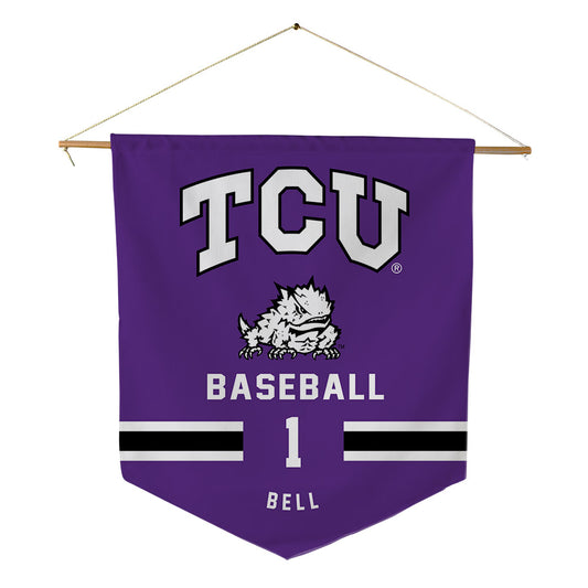 TCU - NCAA Baseball : James Bell - Pennant - 18" x 21"-0