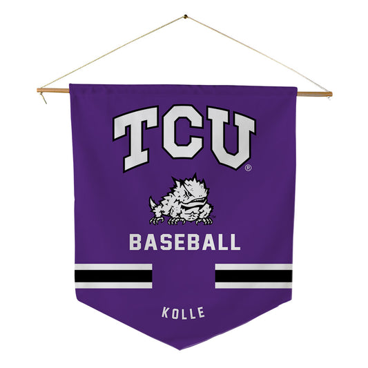 TCU - NCAA Baseball : Kason Kolle - Pennant - 18" x 21"-0