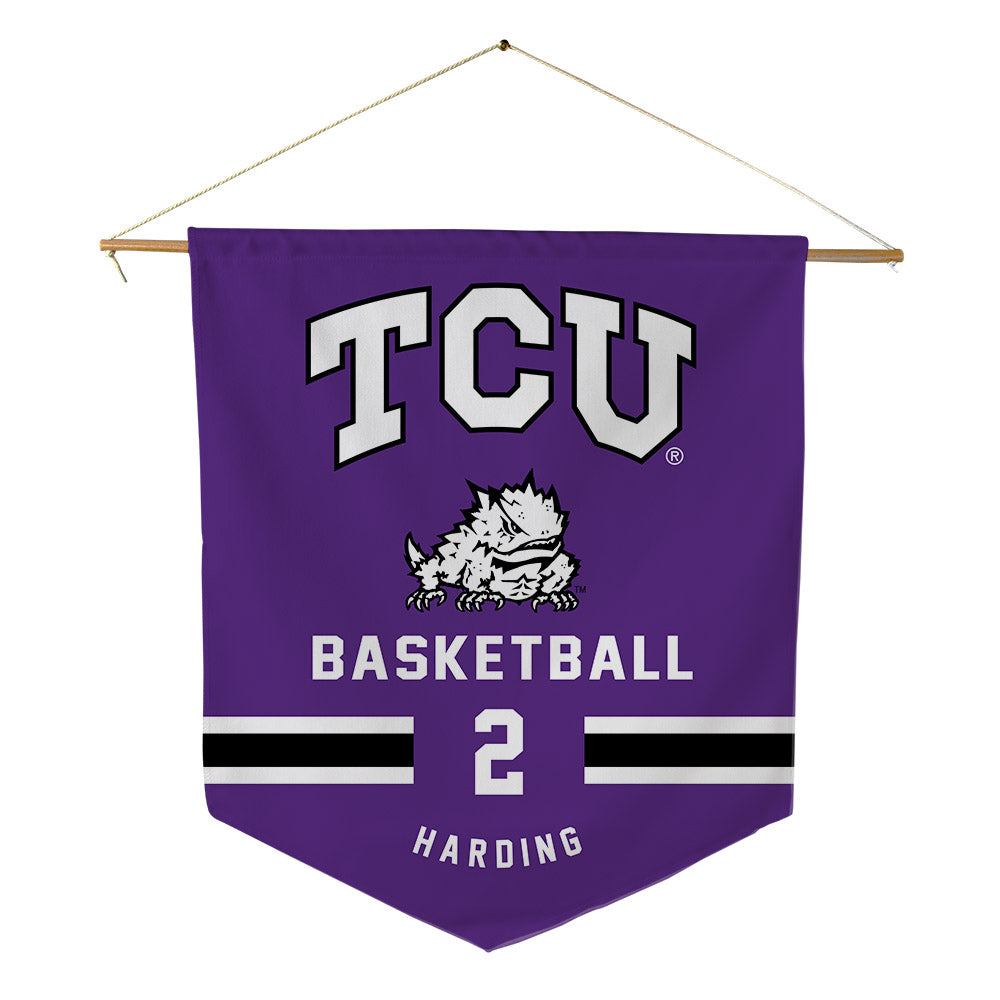 TCU - NCAA Men's Basketball : Brock Harding - Pennant - 18" x 21"-0