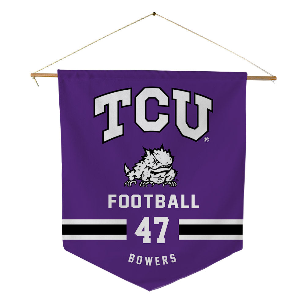 TCU - NCAA Football : Aaron Bowers - Pennant - 18" x 21"-0
