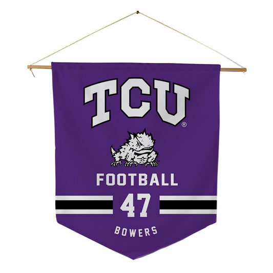 TCU - NCAA Football : Aaron Bowers - Pennant - 18" x 21"-0