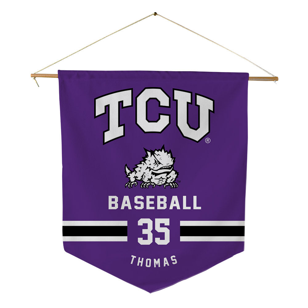 TCU - NCAA Baseball : Ethan Thomas - Pennant - 18" x 21"-0