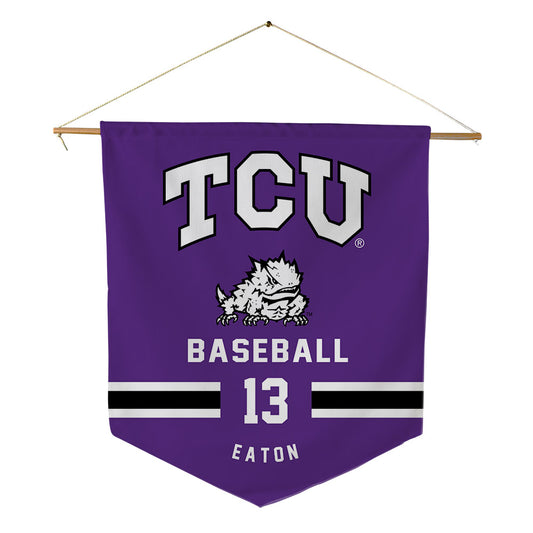 TCU - NCAA Baseball : Cole Eaton - Pennant - 18" x 21"-0