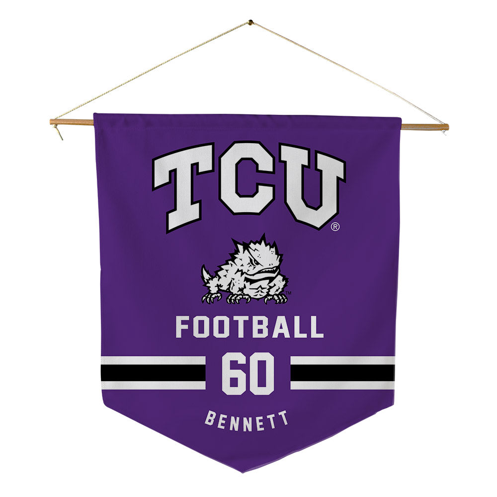 TCU - NCAA Football : Cade Bennett - Pennant - 18" x 21"-0