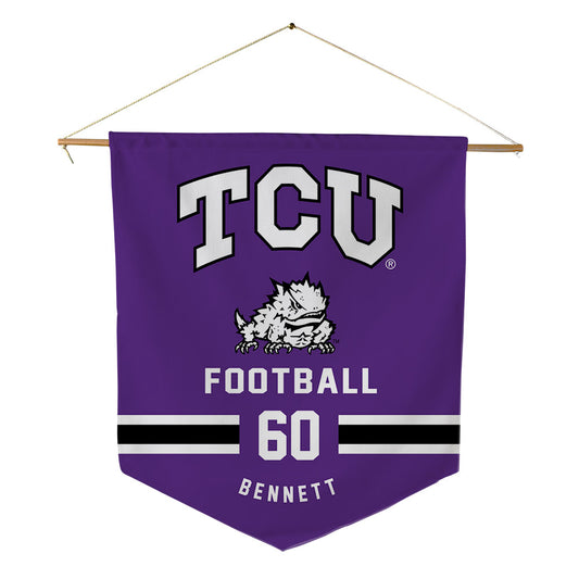 TCU - NCAA Football : Cade Bennett - Pennant - 18" x 21"-0