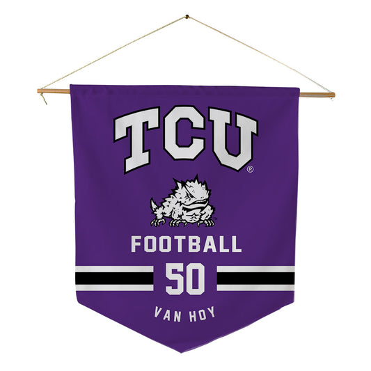 TCU - NCAA Football : Witten Van Hoy - Pennant - 18" x 21"-0