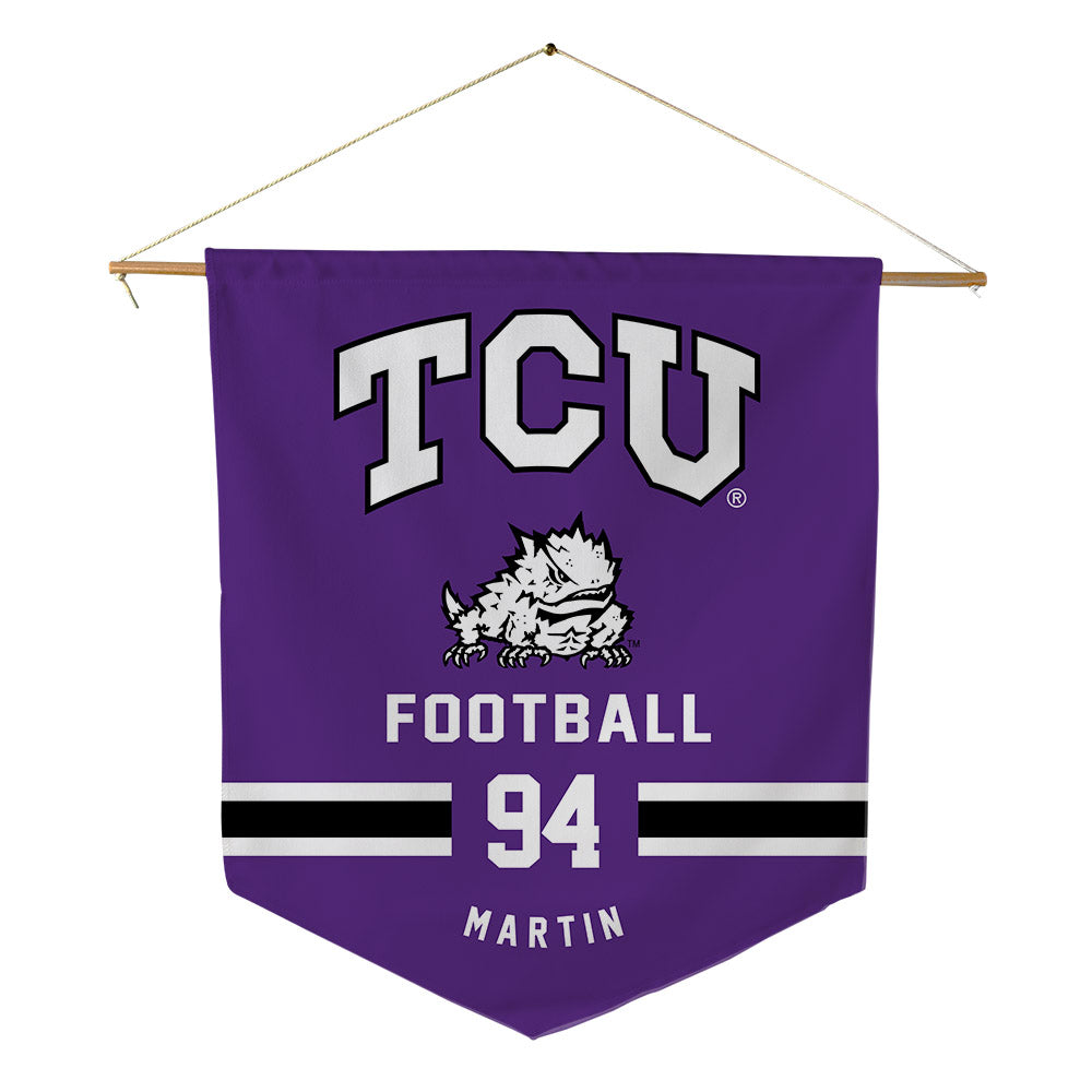 TCU - NCAA Football : Jared Martin - Pennant - 18" x 21"-0