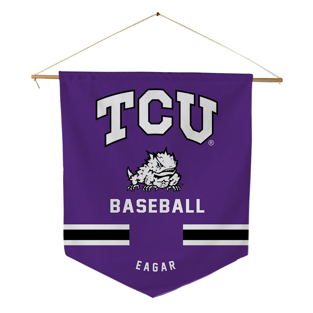 TCU - NCAA Baseball : Caleb Eagar - Pennant - 18" x 21"-0