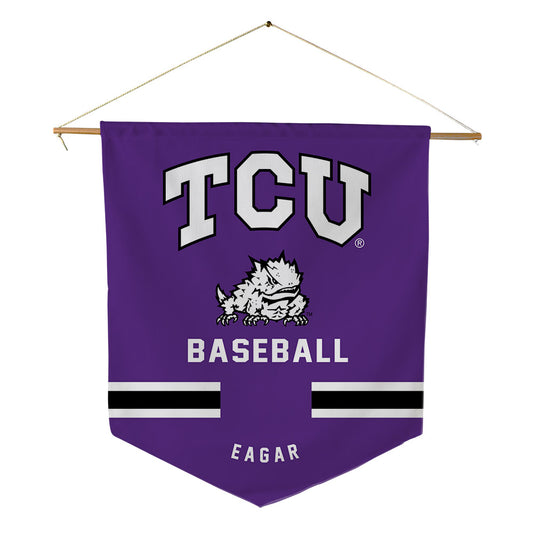 TCU - NCAA Baseball : Caleb Eagar - Pennant - 18" x 21"-0