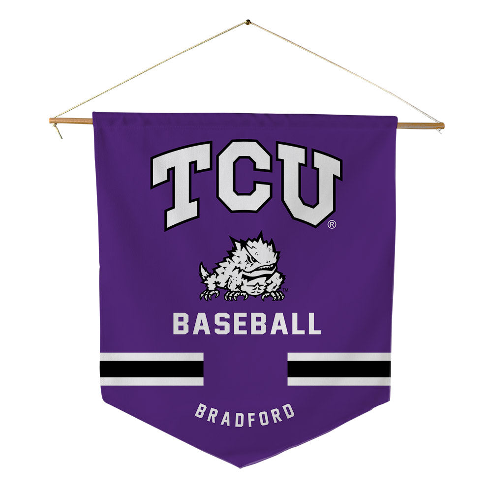 TCU - NCAA Baseball : Ryan Bradford - Pennant - 18" x 21"-0