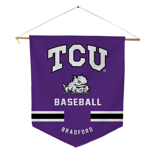 TCU - NCAA Baseball : Ryan Bradford - Pennant - 18" x 21"-0