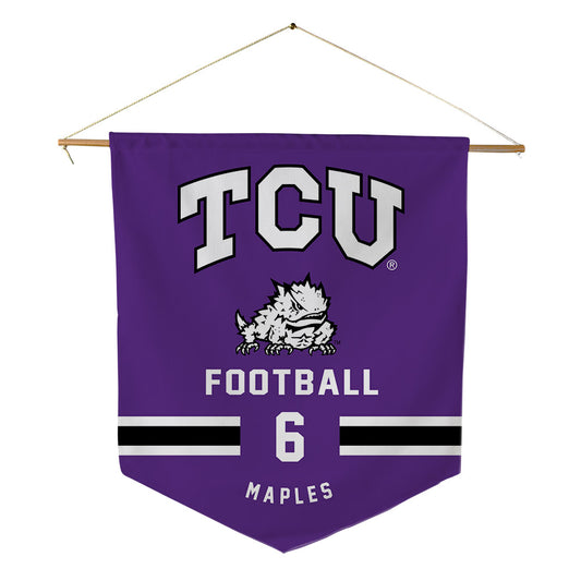 TCU - NCAA Football : Jayden Maples - Pennant - 18" x 21"-0