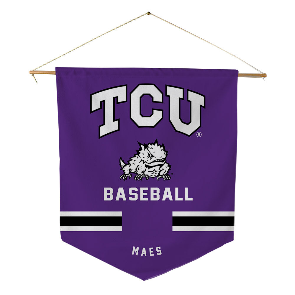 TCU - NCAA Baseball : Bammer Maes - Pennant - 18" x 21"-0