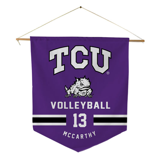 TCU - NCAA Women's Volleyball : Molly Mccarthy - Pennant - 18" x 21"-0