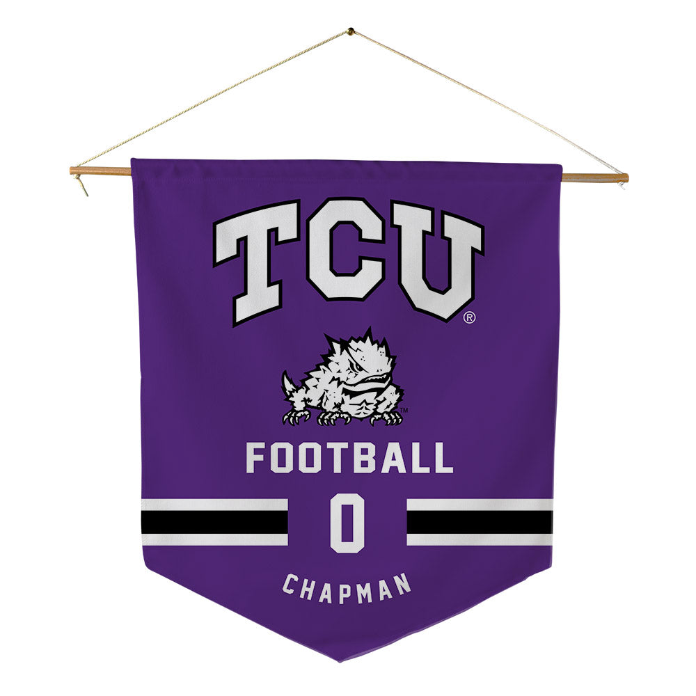 TCU - NCAA Football : Zach Chapman - Pennant - 18" x 21"-0